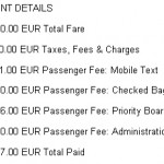 Rechnung Ryanair